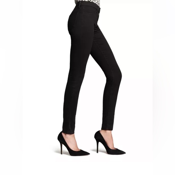 J Brand Midnight Black Stretch Crop Skinny Jeans Sz 31 - Picture 10 of 10